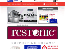 Tablet Screenshot of foresttvappliance.com